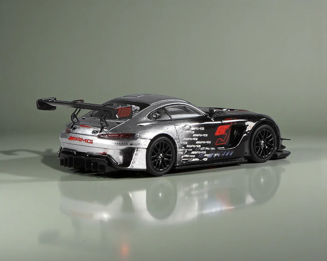 NZG-Modelle: Mercedes-AMG GT3 EVO Presentation, black/grey | 1:64