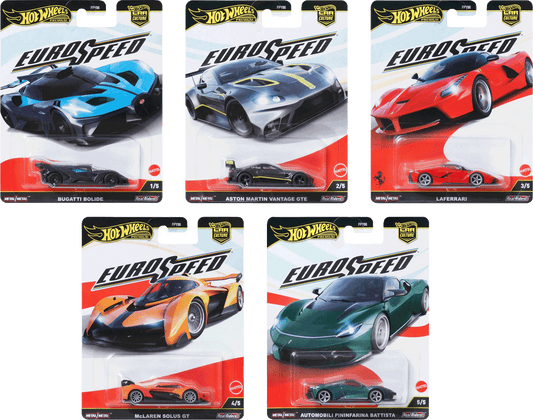 Hot Wheels 2025 Premium Car Culture Euro Speed Set | 1:64