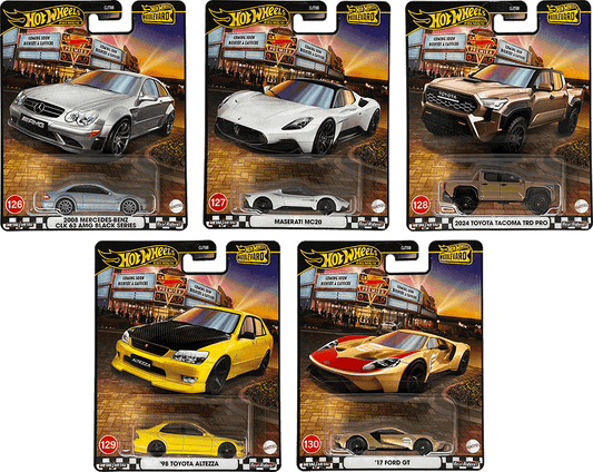 Hot Wheels Boulevard 978C Set #126-#130