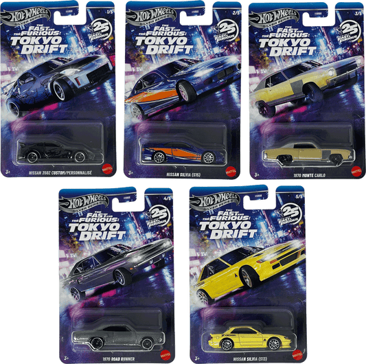 Hot Wheels 2025 The Fast and the Furious: Tokyo Drift Set | 1:64