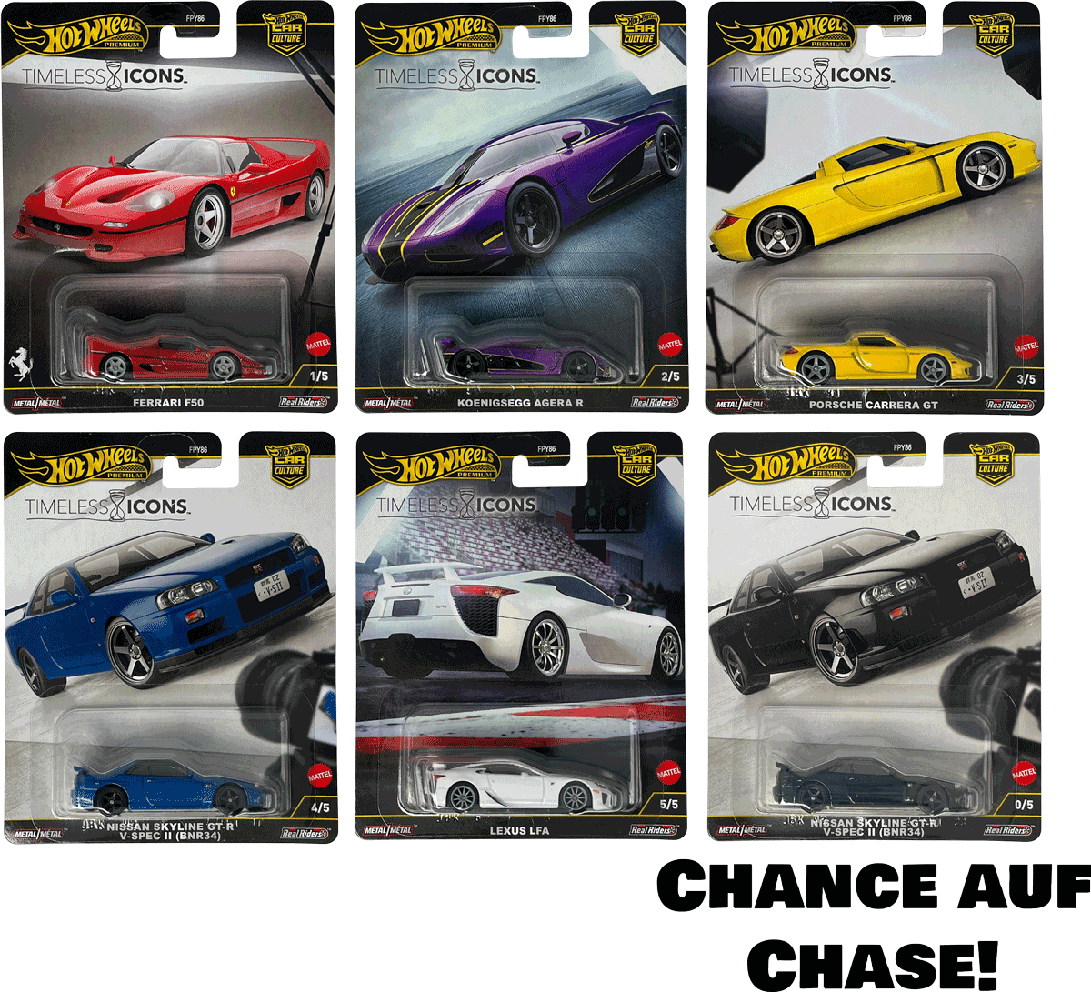 Hot Wheels 2025 Timeless Icons Set inkl. CHANCE auf CHASE! | 1:64