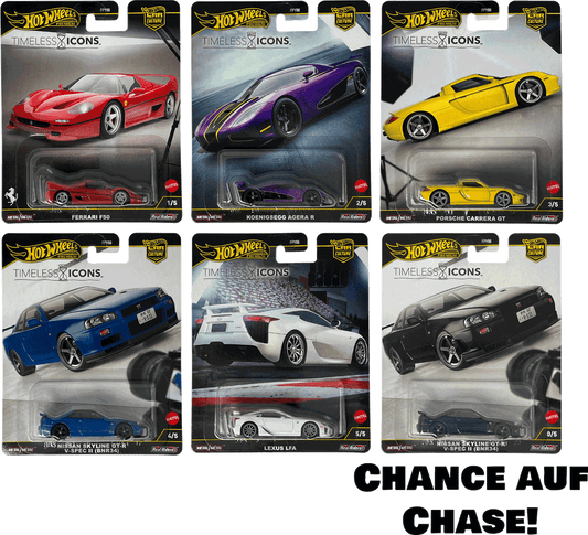 Hot Wheels 2025 Timeless Icons Set inkl. CHANCE auf CHASE! | 1:64
