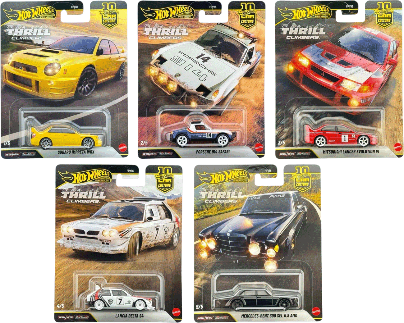 Hot Wheels 2026 Thrill Climbers Set | 1:64