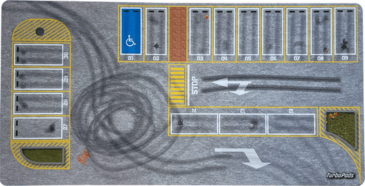TurboPads: Los Angeles Parkplatz TurboPad 70x35cm mat mouse pad | 1:64
