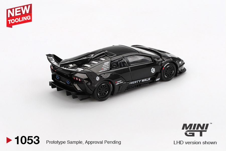 Mini GT #1053 - Lamborghini Murcielago GT EVO LB-Silhoutte, black | 1:64