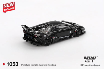 Mini GT #1053 - Lamborghini Murcielago GT EVO LB-Silhoutte, black | 1:64