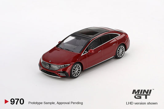 Mini GT #970 - Mercedes-Benz EQS 580 4Matic, rot | 1:64