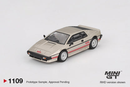 Mini GT #1109 - Lotus Esprit Turbo, metallic silver | 1:64