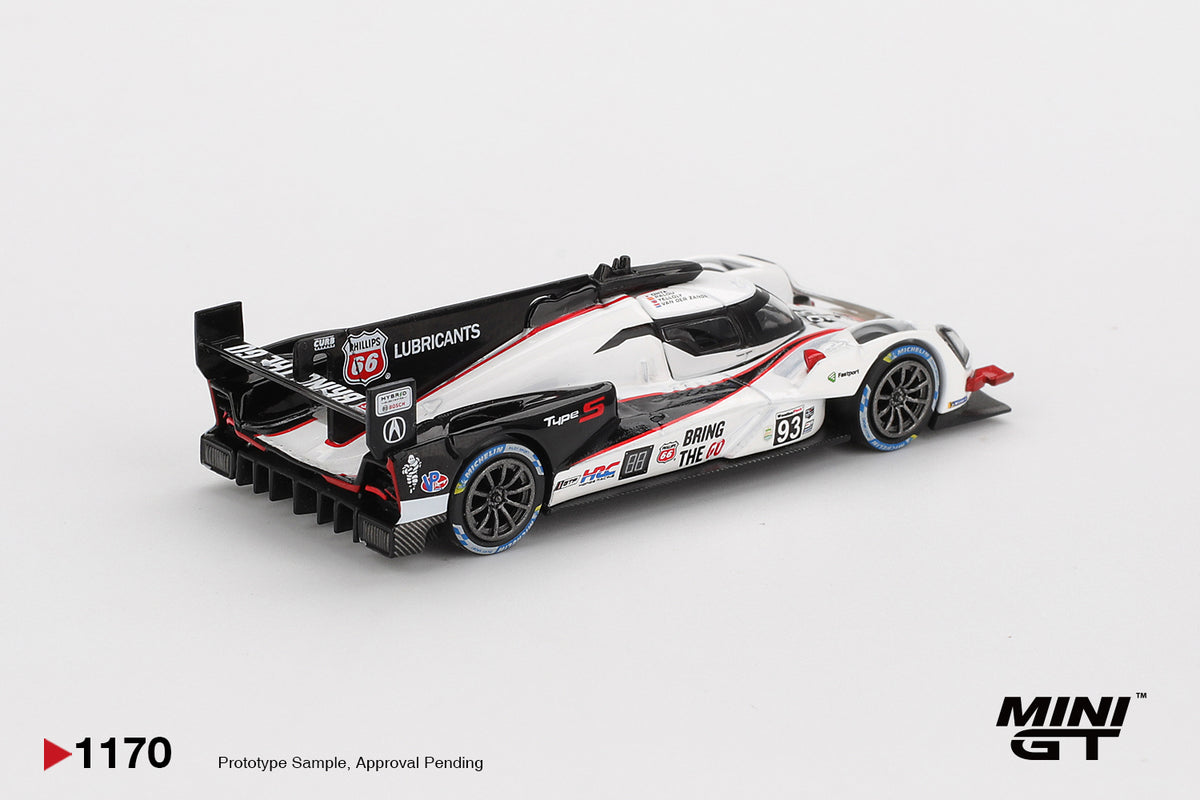 Mini GT #1170 - Acura ARX-06 GTP #93 Acura Meyer Shank Racing 2025 IMSA Daytona 24 Hrs | 1:64