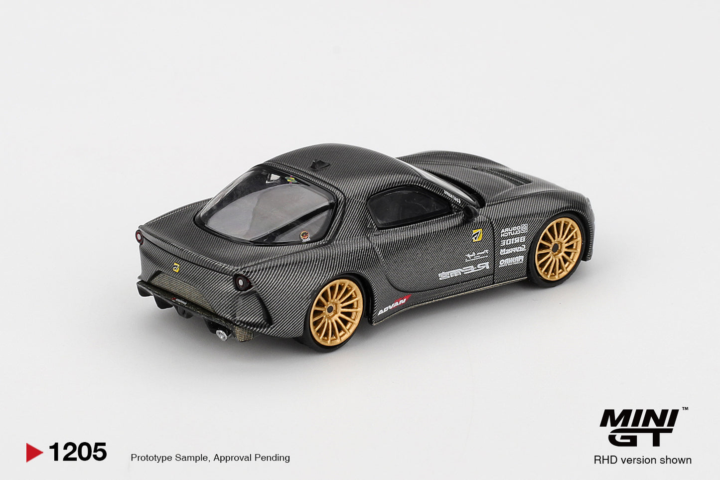 Mini GT #1205 - Mazda RX-7 RE-Amemiya Matsukiyo KOKU 3 Rotor NA-7 TAS 2025 Best Tuned Car Award | 1:64