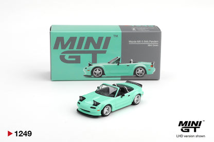Mini GT #1249 - Mazda MX-5 (NA) Pandem Mint Green | 1:64