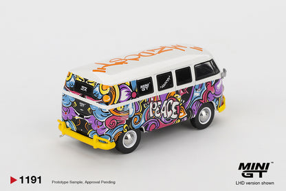 Mini GT #1191 - Volkswagen T1 Microbusm, Mizu Design | 1:64
