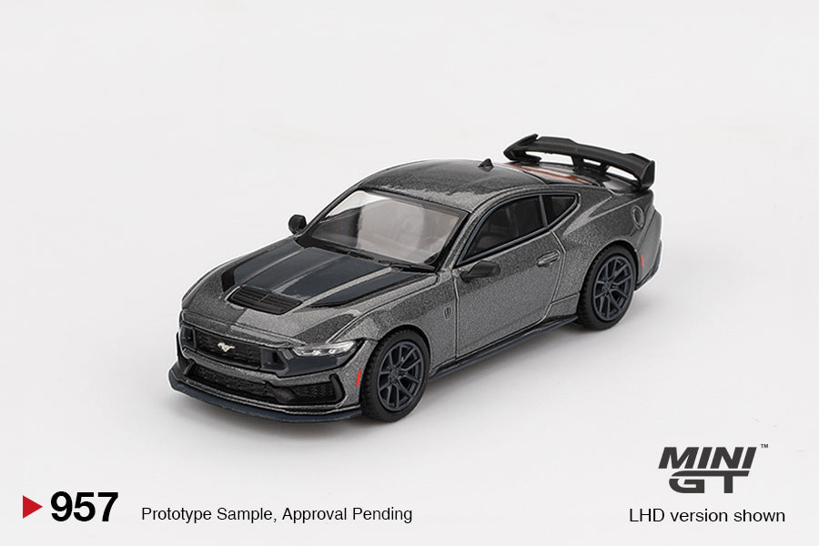 Mini GT #957 - Ford Mustang Dark Horse 2024, Carbonized Gray | 1:64