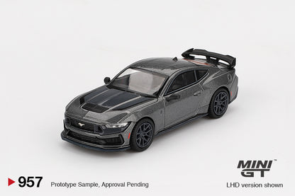 Mini GT #957 - Ford Mustang Dark Horse 2024, Carbonized Gray | 1:64