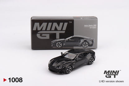 Mini GT #1008 - Aston Martin DBS 007 Edition, schwarz | 1:64
