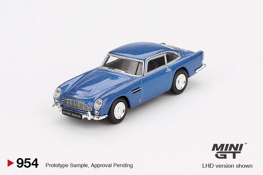 Mini GT #954 - Aston Martin DB5 Sierra, blue | 1:64