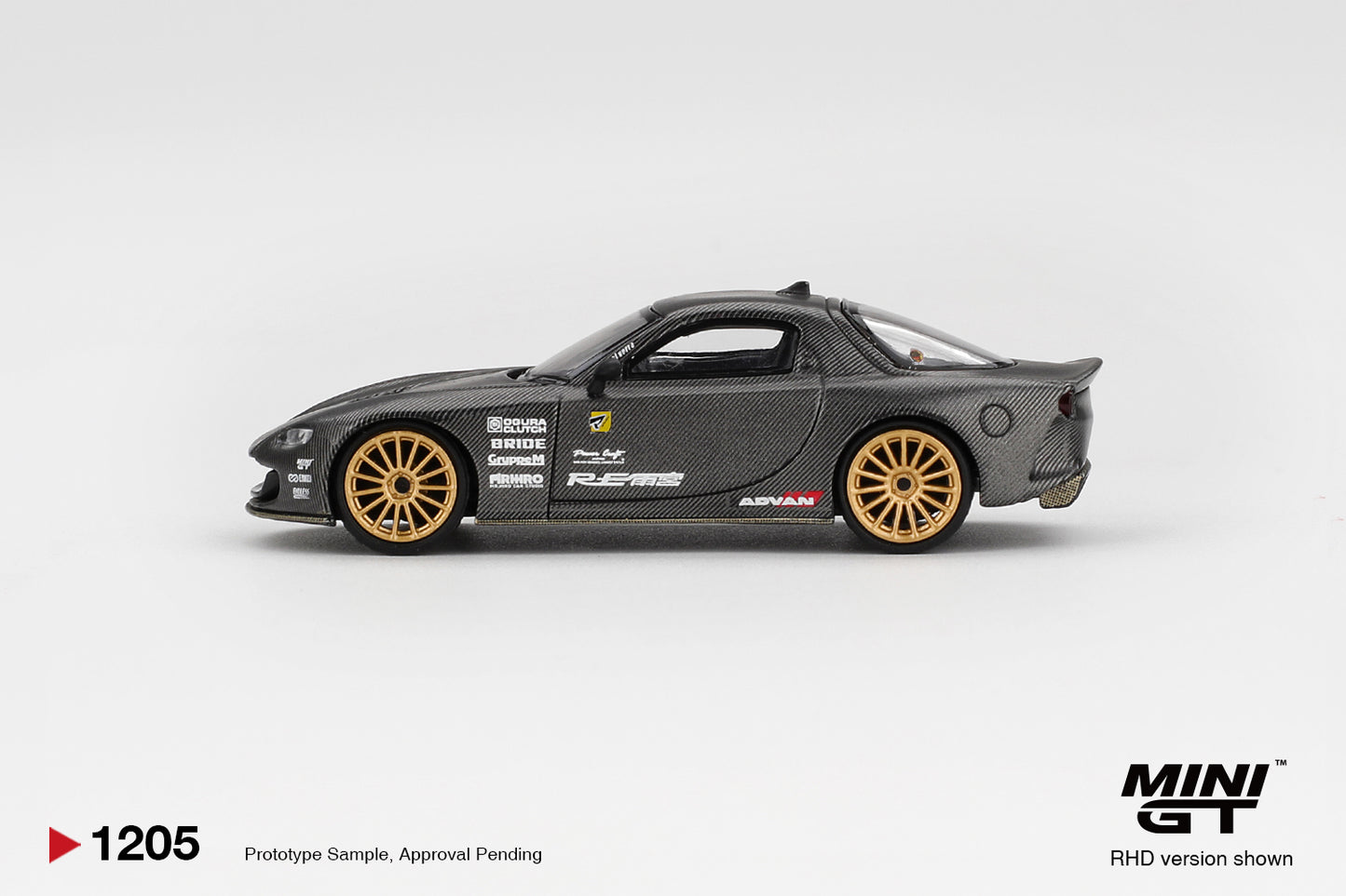 Mini GT #1205 - Mazda RX-7 RE-Amemiya Matsukiyo KOKU 3 Rotor NA-7 TAS 2025 Best Tuned Car Award | 1:64