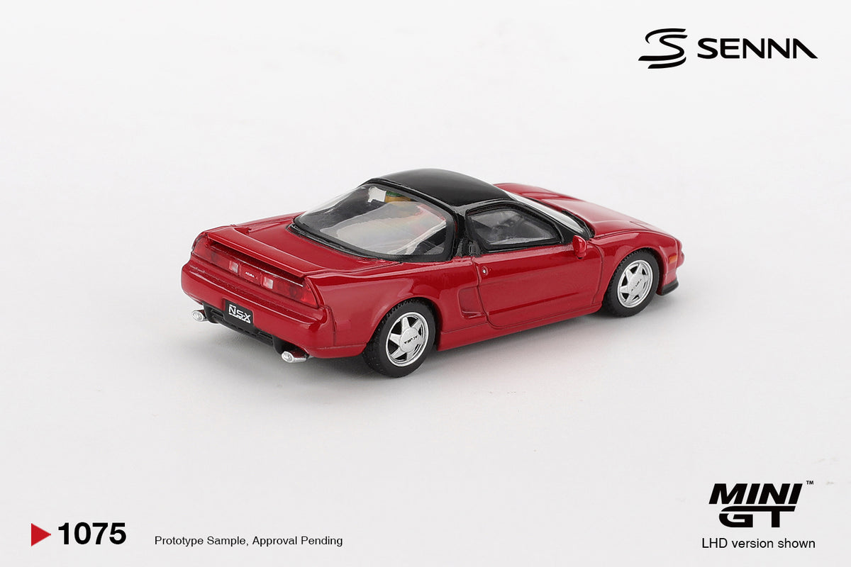 Mini GT #1075 - Honda NS-X Prototype Midship Sports 1989 Ayrton Senna w/ Figure | 1:64