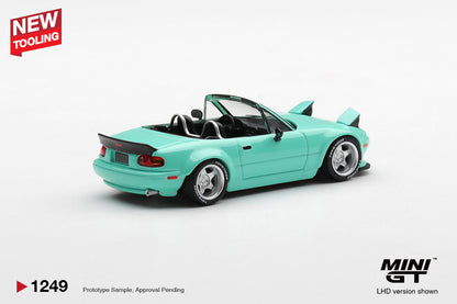 Mini GT #1249 - Mazda MX-5 (NA) Pandem Mint Green | 1:64