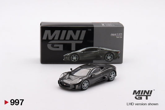 Mini GT #997 - Jaguar C-X75 Test Car, schwarz | 1:64