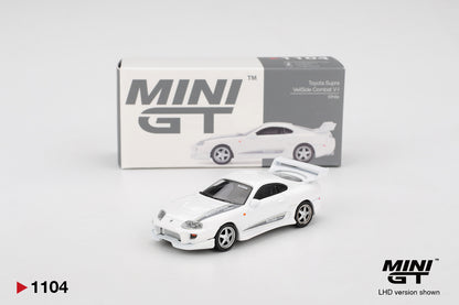 Mini GT #1104 - Toyota Supra VeilSide Combat V-I, White | 1:64