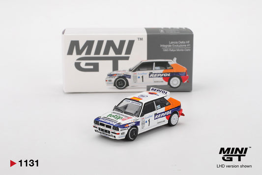 Mini GT #1131 - Lancia Delta HF Integrale Evoluzione #1 1993 Rallye Monte-Carlo | 1:64