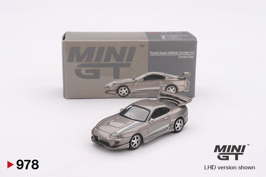 Mini GT #978 - Toyota Supra Veilside Combat V-II, grau | 1:64