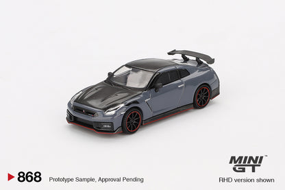 Mini GT #868 - Nissan GT-R (R35) Nismo, grau | 1:64