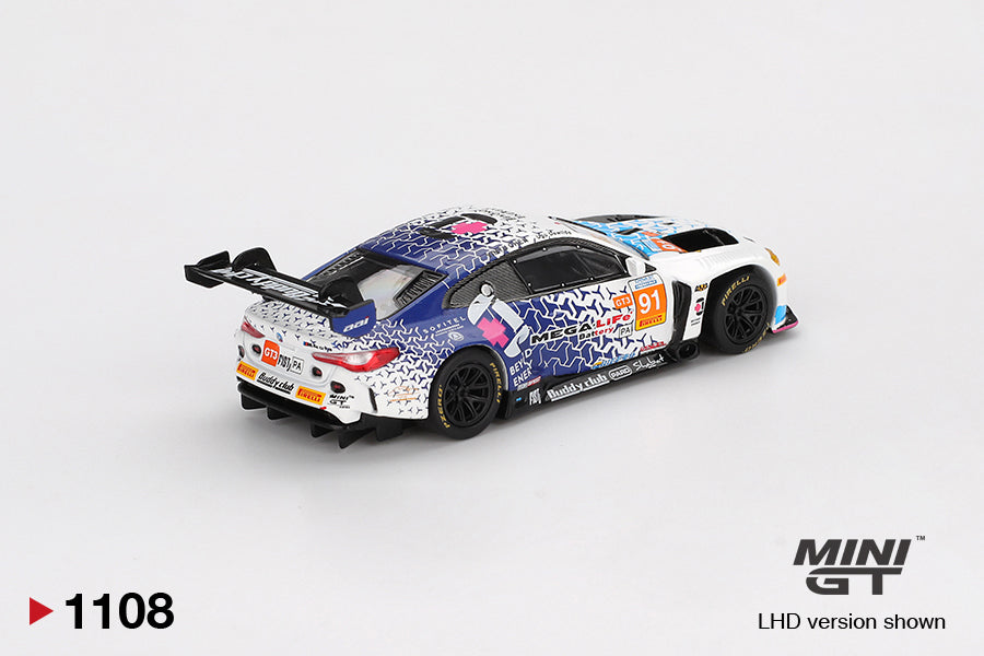 Mini GT #1108 - BMW M4 GT3 #91, MINI GT Flagship Store Dongguan Exclusive Limited 2500 pcs | 1:64