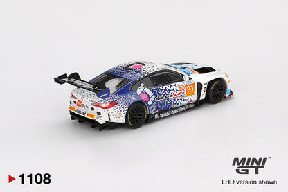 Mini GT #1108 - BMW M4 GT3 #91, MINI GT Flagship Store Dongguan Exclusive Limited 2500 pcs | 1:64