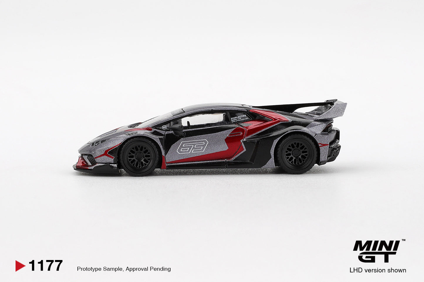 Mini GT #1177 - LB★WORKS Lamborghini Huracán GT RONIN | 1:64
