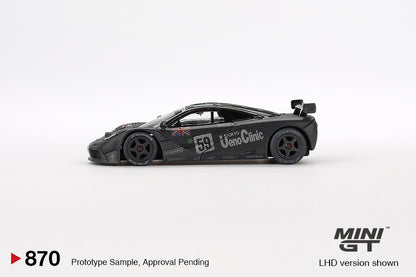 Mini GT #870 - McLaren F1 GTR, schwarz | 1:64