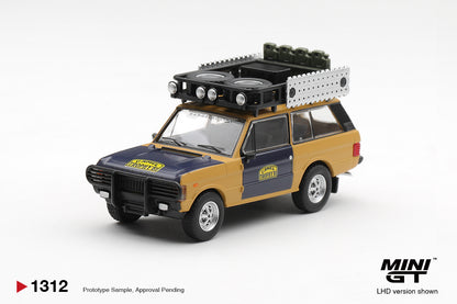 Mini GT #1312 - Range Rover 1981 Camel Trophy Sumatra H.Fischer & W.Bays | 1:64