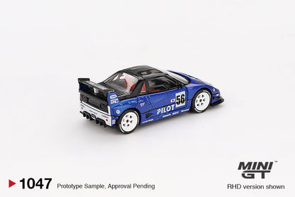Mini GT #1047 - Mazda AZ-1 Liberty Walk LB40 *Pilot*, blue | 1:64