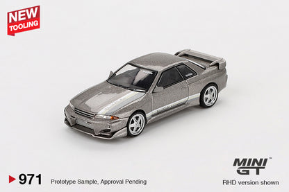 Mini GT #971 - Nissan GT-R (R32) Veilside Combat C-I Combat, grau | 1:64