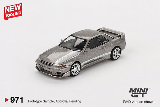 Mini GT #971 - Nissan GT-R (R32) Veilside Combat C-I Combat, grau | 1:64