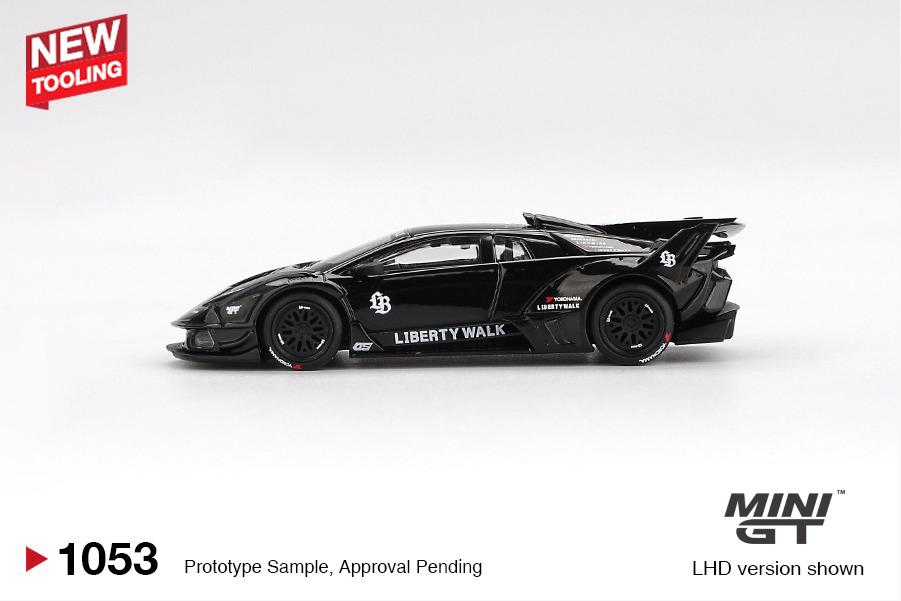 Mini GT #1053 - Lamborghini Murcielago GT EVO LB-Silhoutte, black | 1:64
