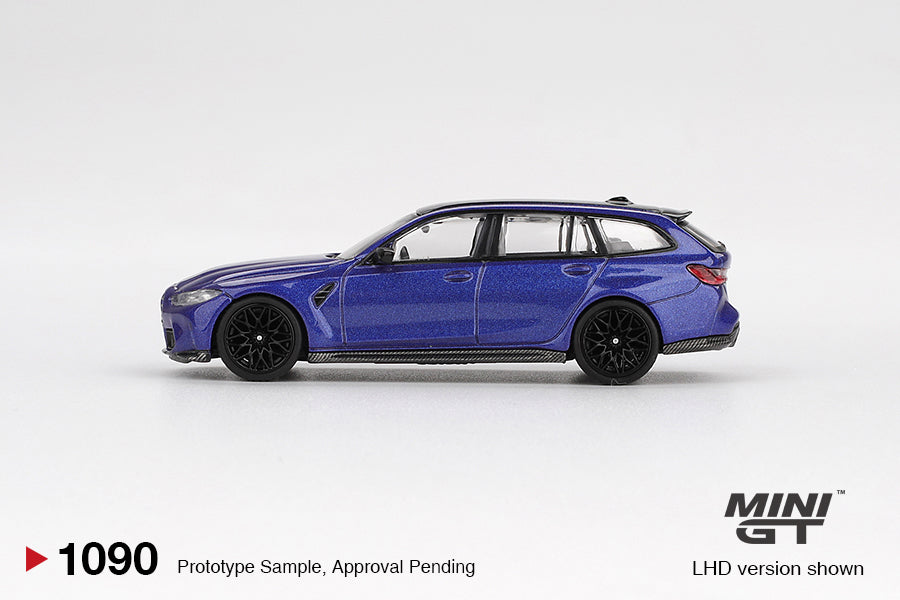 Mini GT #1090 - BMW M3 Competition Touring, Portimao Blue Metallic | 1:64