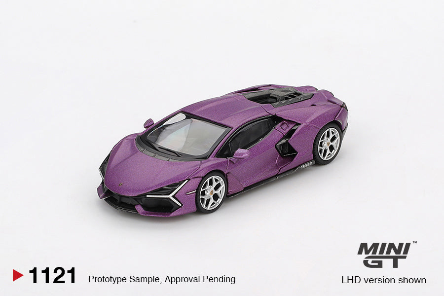 Mini GT #1121 - Lamborghini Revuelto, Viola 30th Matte | 1:64