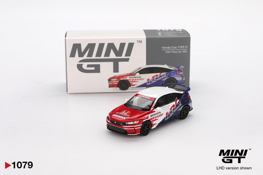 Mini GT #1079 - Honda Civic TYPE R 2024 Pace Car HRC | 1:64