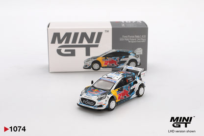 Mini GT #1074 - Ford Puma Rally 1 #16 M-Sport Ford WRT 2024 Rally Finland 3rd Place | 1:64