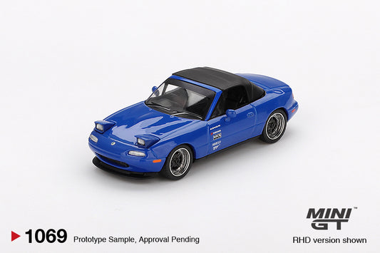 Mini GT #1069 - Mazda MX-5 Miata Tuned Version, blau | 1:64