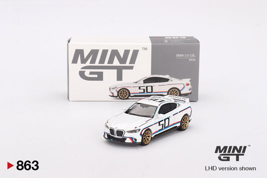 Mini GT #863 - BMW M4 (G82) 3.0 CSL, weiß | 1:64