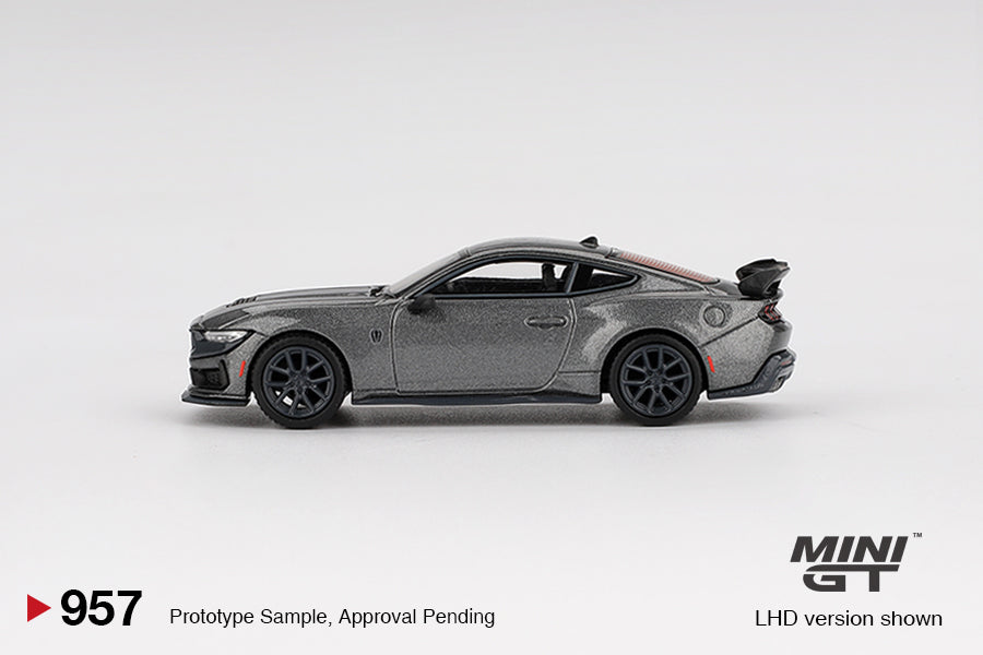 Mini GT #957 - Ford Mustang Dark Horse 2024, Carbonized Gray | 1:64