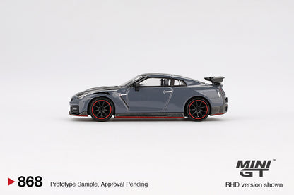 Mini GT #868 - Nissan GT-R (R35) Nismo, grau | 1:64
