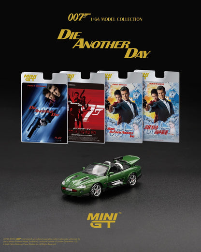 Mini GT #908-007E - Jaguar XKR *Die Another Day* English Blister | 1:64