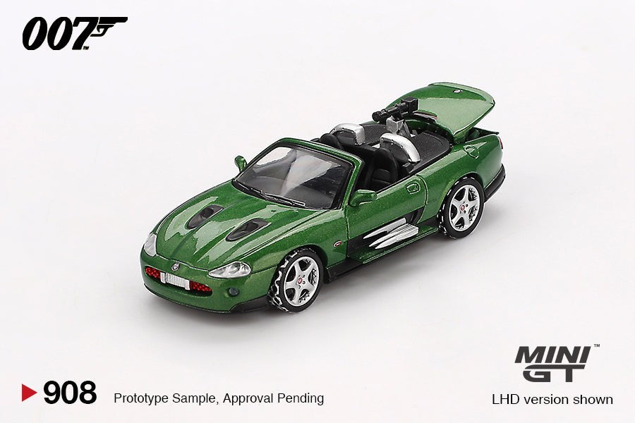 Mini GT #908-007E - Jaguar XKR *Die Another Day* English Blister | 1:64