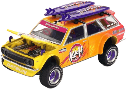 Kaido House - Mini GT: Datsun 510 Wagon 4x4 Kaido Islands V1 (KHMG210) | 1:64