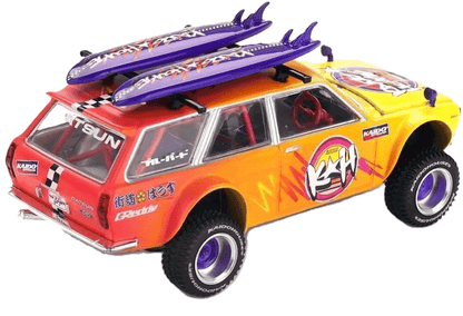 Kaido House - Mini GT: Datsun 510 Wagon 4x4 Kaido Islands V1 (KHMG210) | 1:64