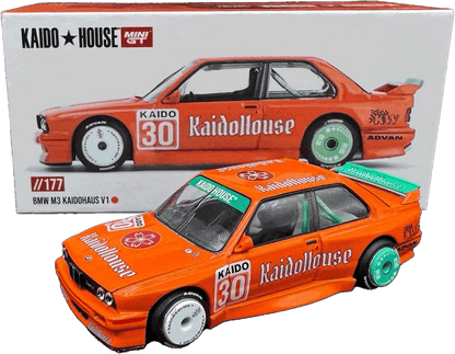 Kaido House - Mini GT: BMW M3 (E30) Kaidohaus V1, orange (KHMG171) inkl. CHANCE auf CHASE | 1:64